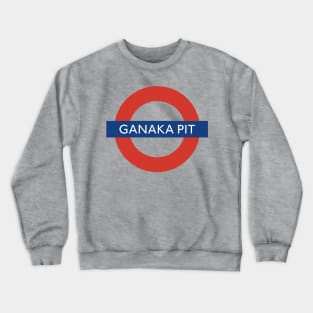 Murderbot Diaries Ganaka Pit Station Roundel London Underground Style Crewneck Sweatshirt